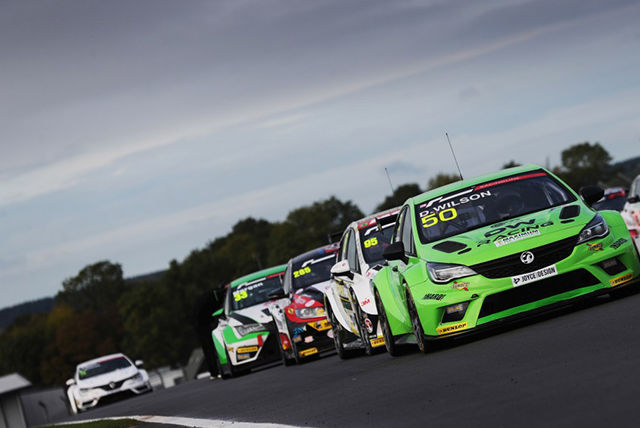 Wilson Tops Donington Practice in Opel Astra