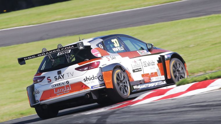 Winfield states his intent with fastest time at Anglesey