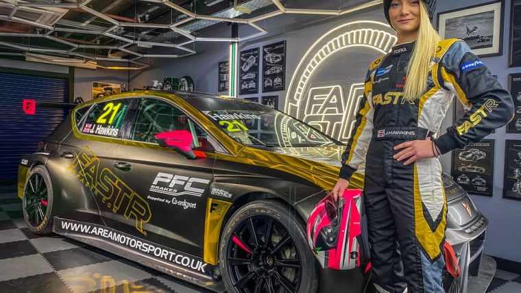 Jessica Hawkins confirmed for full TCR UK season with FastR