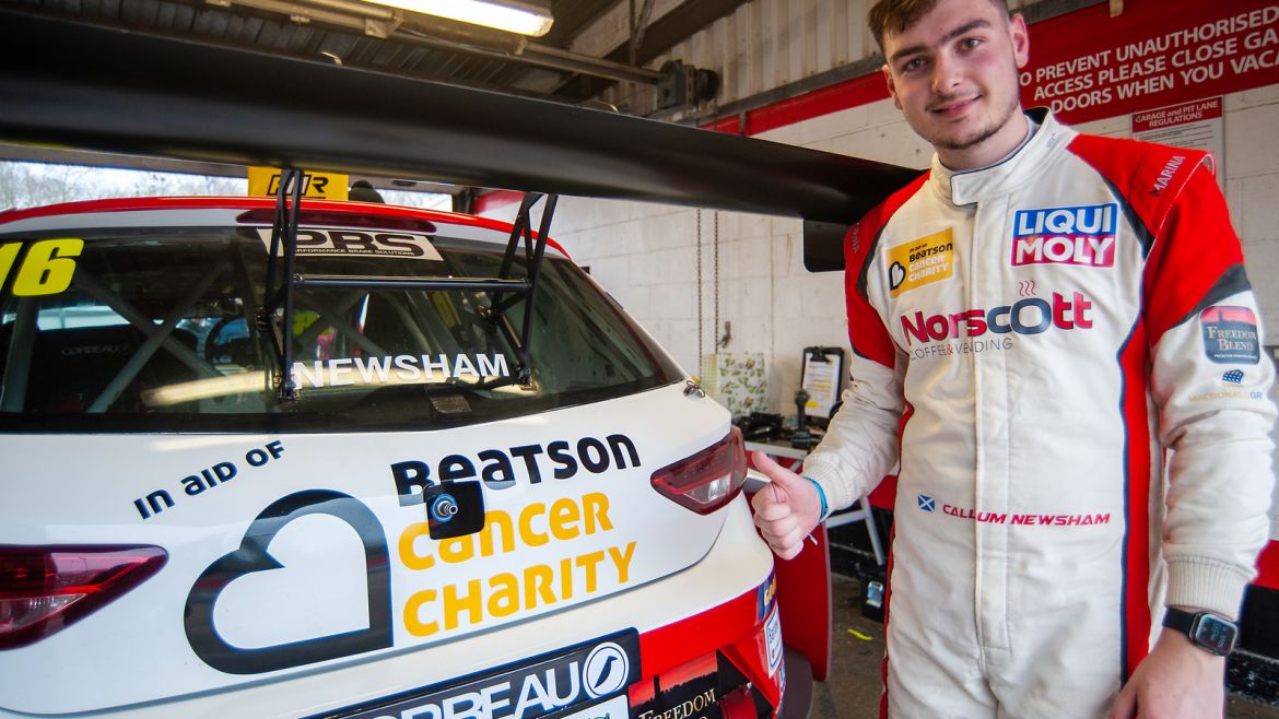 Callum Newsham confirms TCR UK campaign supporting Beatson Cancer Charity