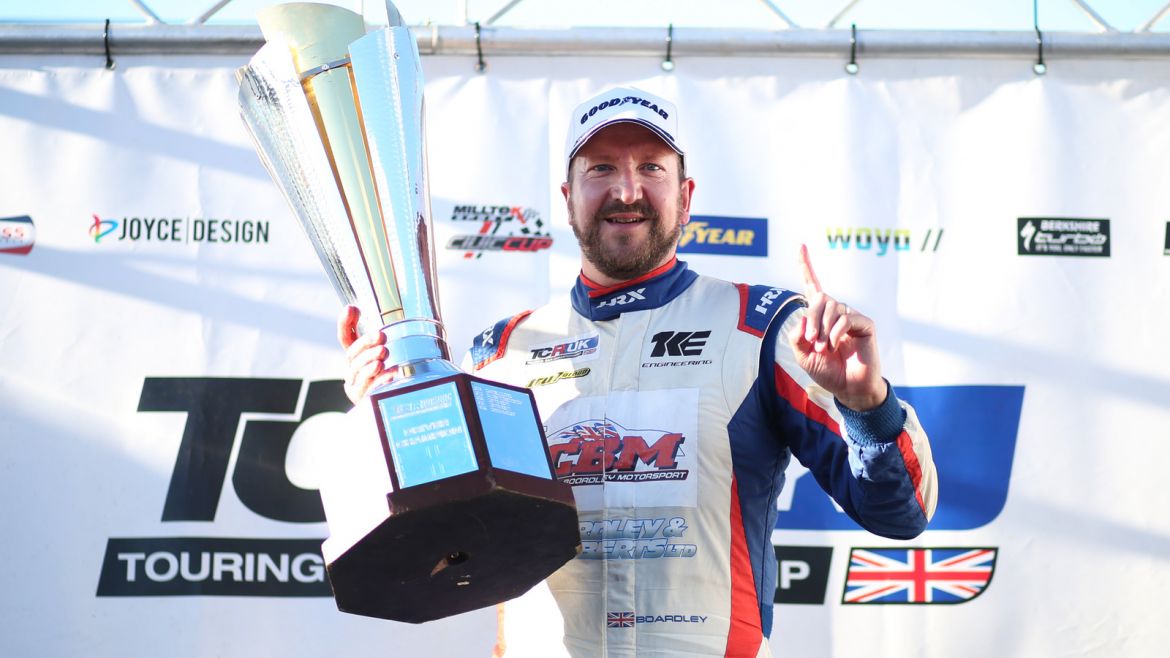 Carl Boardley crowned 2023 TCR UK Champion in Brands Hatch Finale